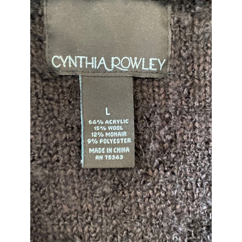 Cynthia Rowley Wool and Mohair Cardigan Size Large - Picture 2 of 5